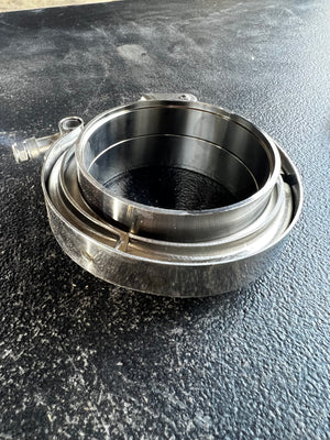 3' stainless V band clamp and flange